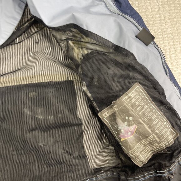 VTG Nike ACG Jacket Men's M Y2K Ski Storm Fit 3 Layer Blue Rain Shell Rare - Picture 13 of 16